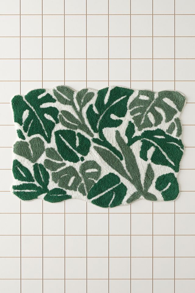 Allover Jungle Bath Mat Urban Outfitters