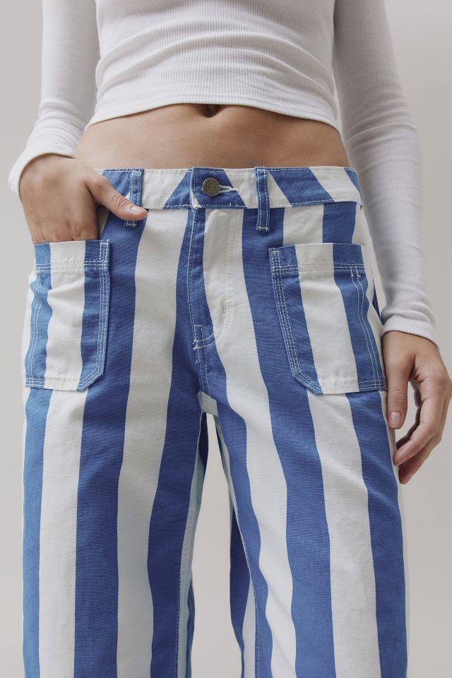 BDG Joey Striped Straight Leg Pant #1