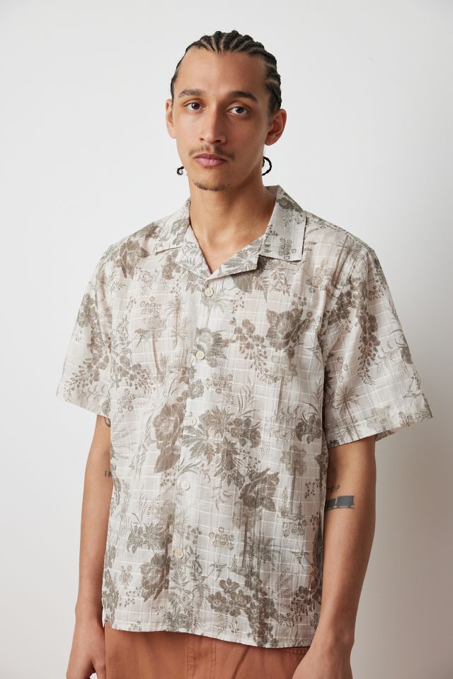 Wax London Didcot Palm Floral Shirt | Urban Outfitters