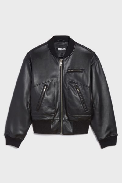 APPARIS Chaz Vegan Leather Bomber Jacket | Urban Outfitters