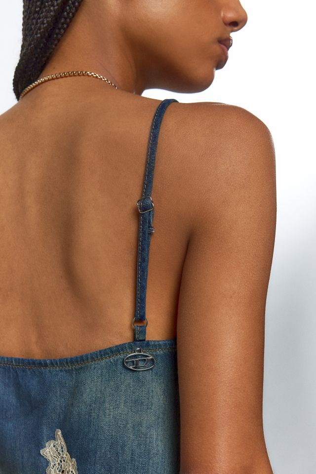 Diesel De-Mony-S Denim & Lace Cami #1
