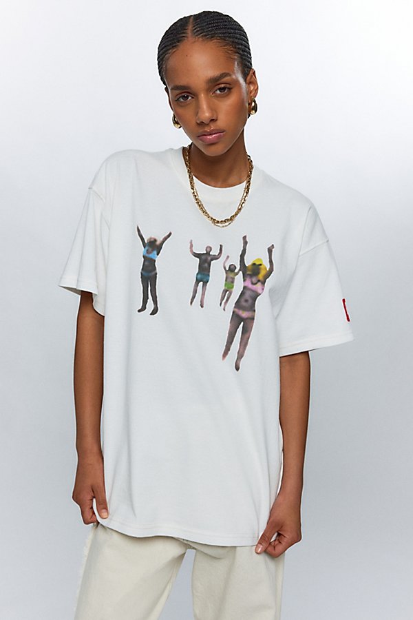 Shop Diesel T-buxt-n8 Graphic Tee In White, Women's At Urban Outfitters