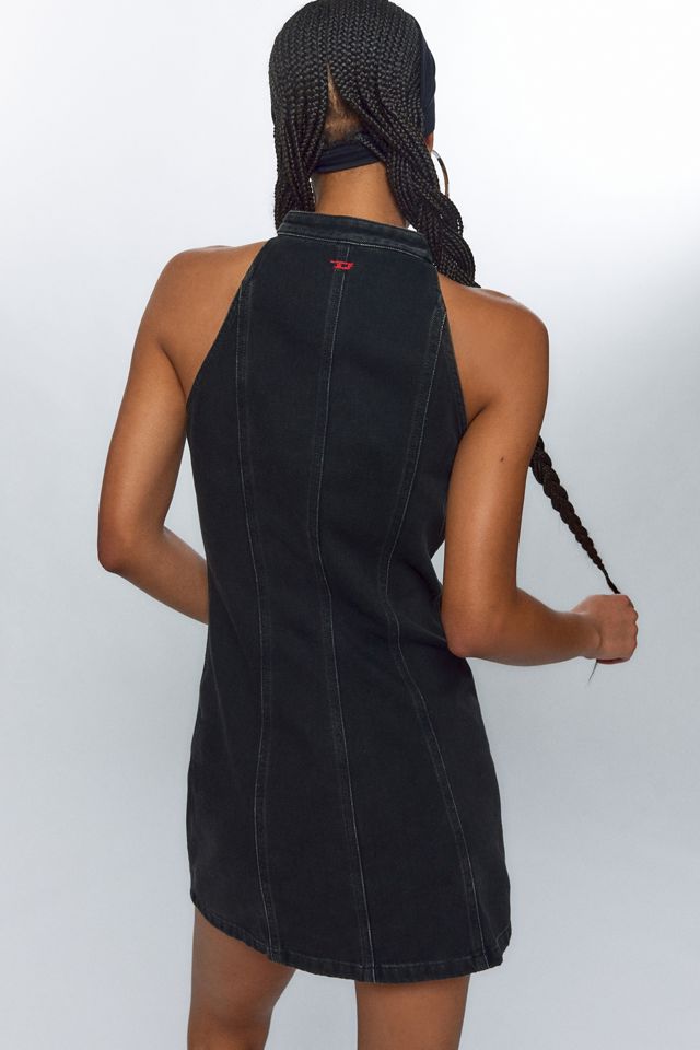 Diesel De-Lulu-Short Denim Mini Dress | Urban Outfitters