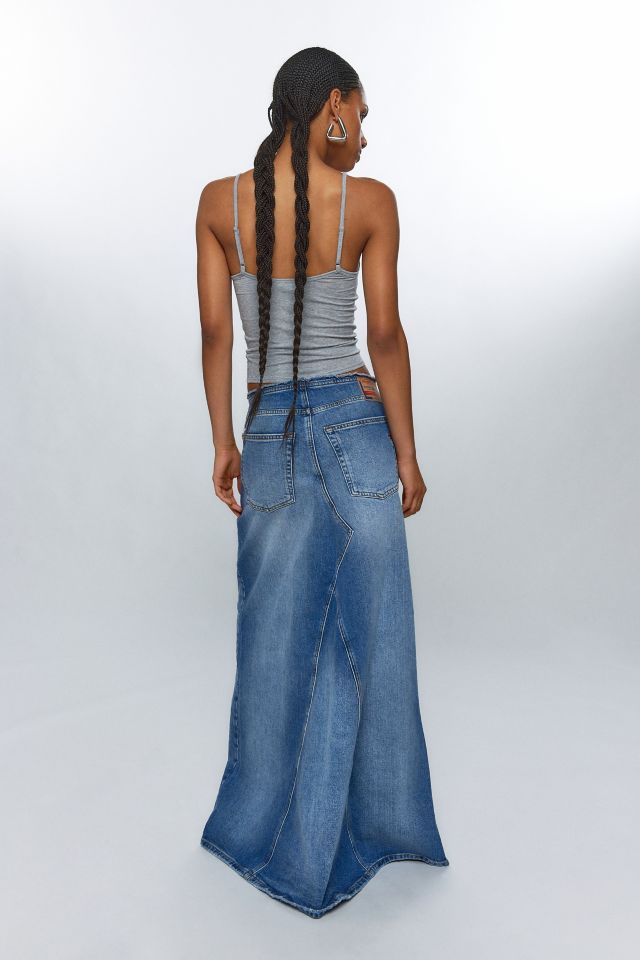 Diesel De-Pago-S Denim Maxi Skirt #3