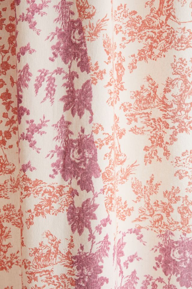 Panneau de Fenêtre à Volants en Patchwork de Toile #2