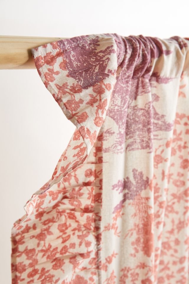 Panneau de Fenêtre à Volants en Patchwork de Toile #3