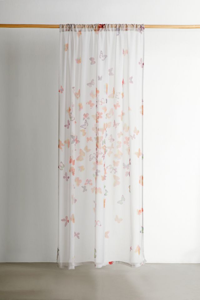 Alayna Butterflies Curtain Panel #1