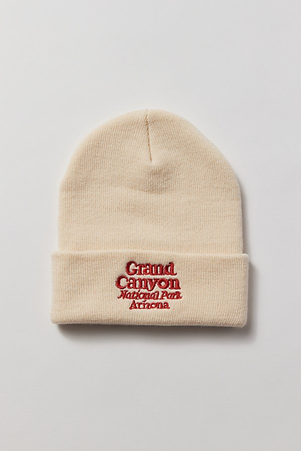 American Needle Grand Canyon National Park Beanie In Cream, Men's At Urban Outfitters
