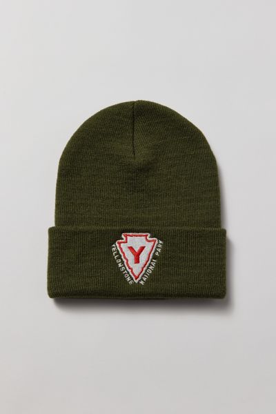 American Needle Yellowstone National Park Beanie In Olive, Men's At Urban Outfitters
