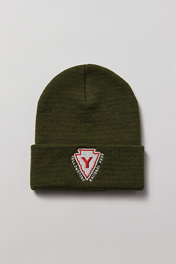 American Needle Yellowstone National Park Beanie In Olive, Men's At Urban Outfitters