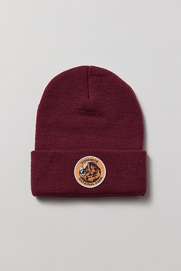 American Needle Yosemite National Park Beanie In Maroon, Men's At Urban Outfitters