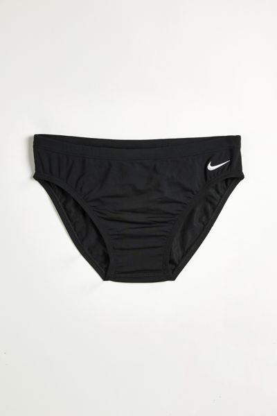NIKE HYDRASTRONG SOLID SWIMMING BRIEF IN BLACK, MEN'S AT URBAN OUTFITTERS