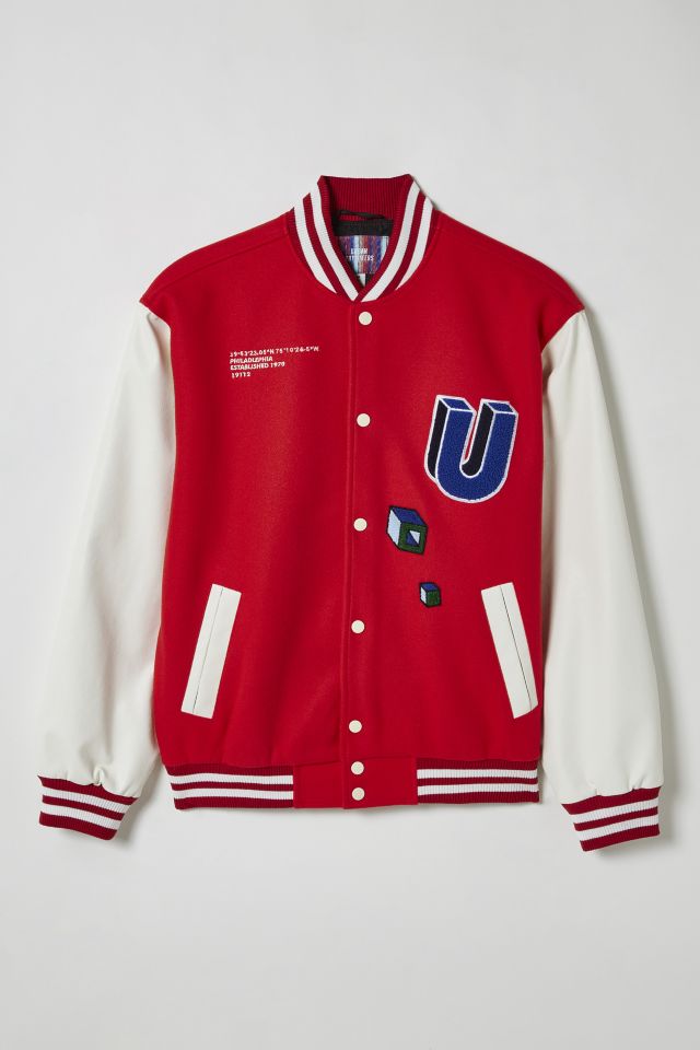 UO Graphic Varsity Jacket #1