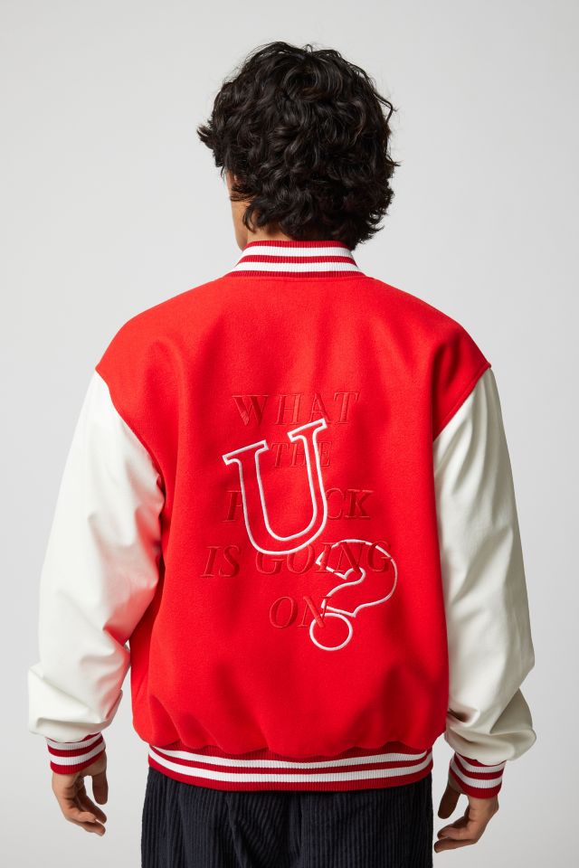 UO Graphic Varsity Jacket #3