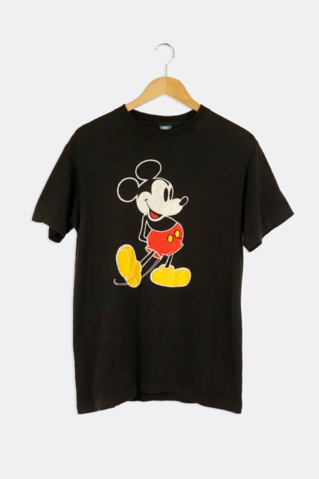 Vintage Disney Mickey Faded Vinyl T Shirt | Urban Outfitters