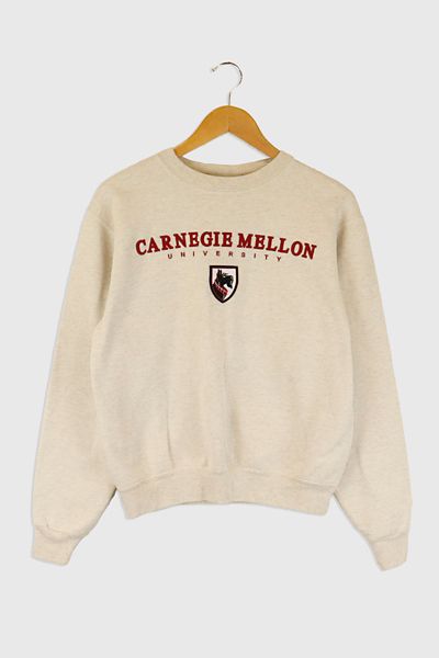 Vintage Carnegie Mellon University Logo Dog Sweatshirt Urban Outfitters