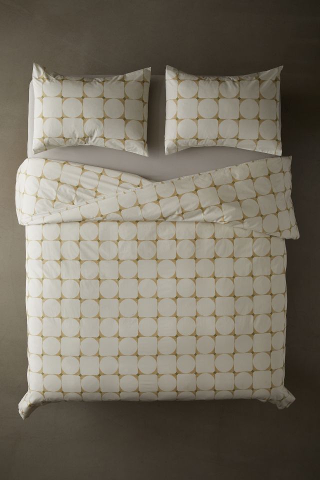 Zander Geo Breezy Cotton Percale Duvet Cover #1
