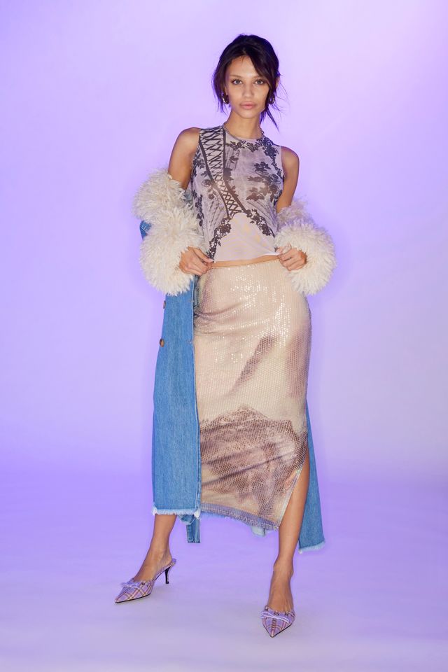 jaded london ノースリーブタンクトップ Jaded London Double Layer Twisted Tank Top | Urban Outfitters