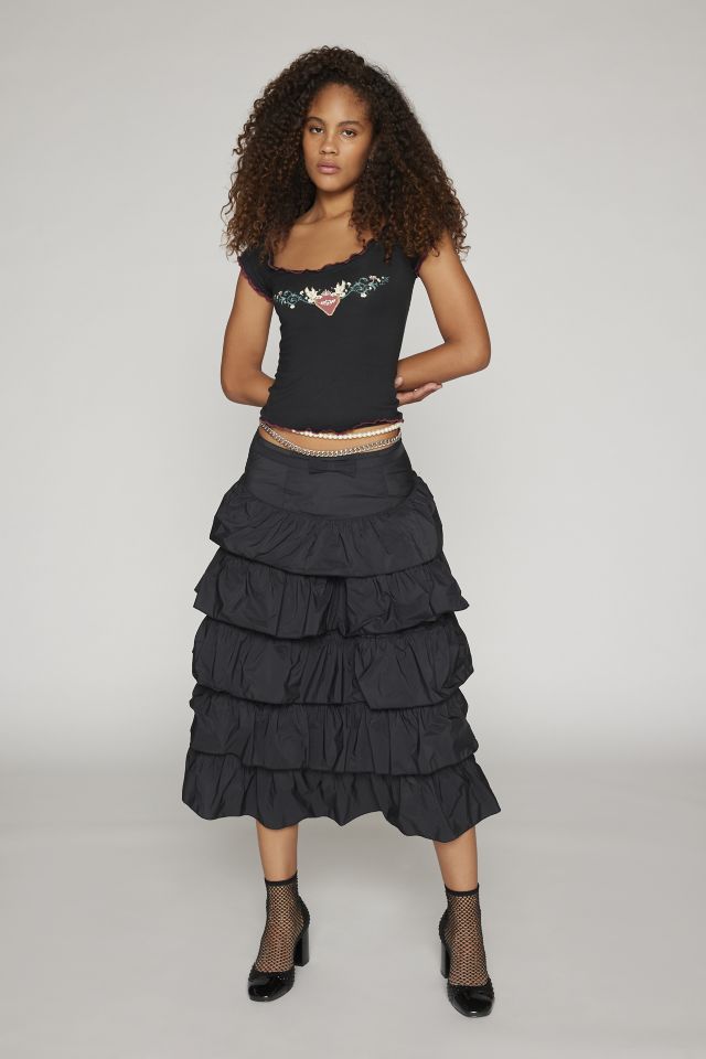 Kimchi Bleu Angelica Laitue Bord Bébé Tee #3