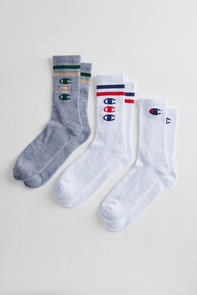 Champion UO Exclusive Logo Crew Sock 3-Pack