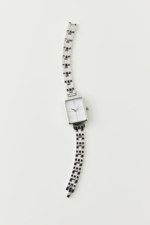 Classic Metal Rectangle Face Watch #1
