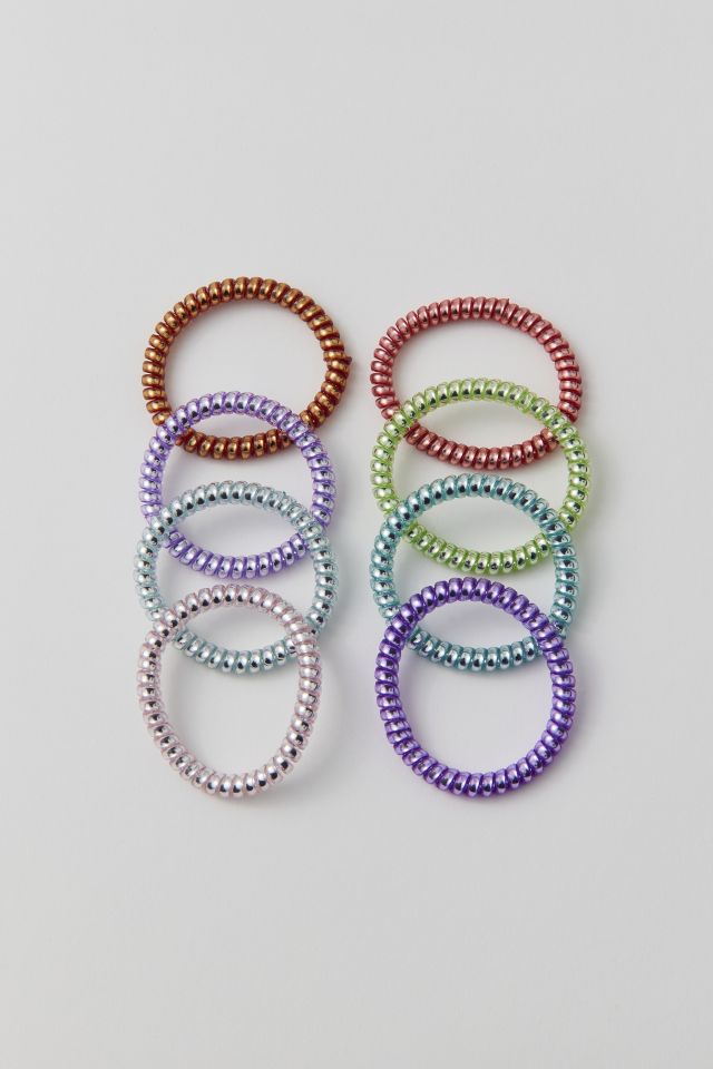 Attaches à cheveux en spirale, ensemble de 8 #1