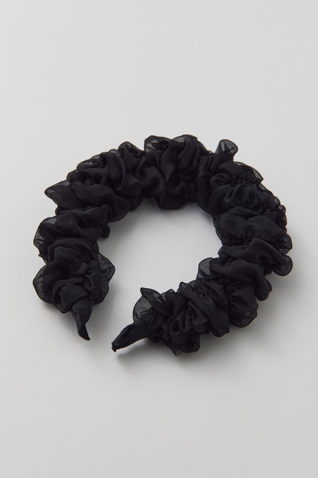 Ruffled Organza Headband #1