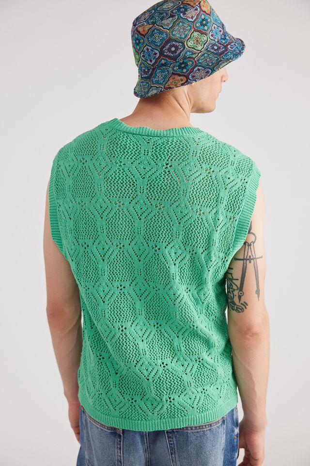 Native Youth Maddox Crochet Vest | Urban Outfitters