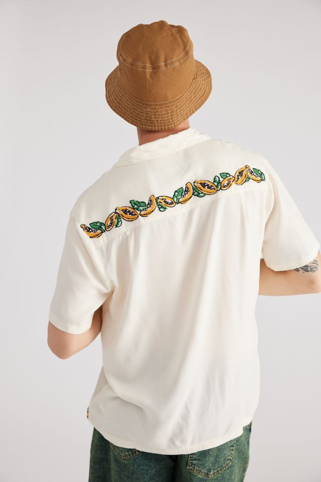 Native Youth Etaerio Fruit Embroidered Short Sleeve Shirt #1