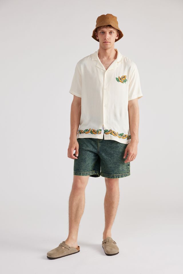 Native Youth Etaerio Fruit Embroidered Short Sleeve Shirt #2