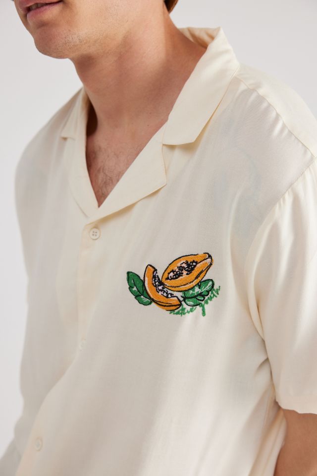 Native Youth Etaerio Fruit Embroidered Short Sleeve Shirt #3