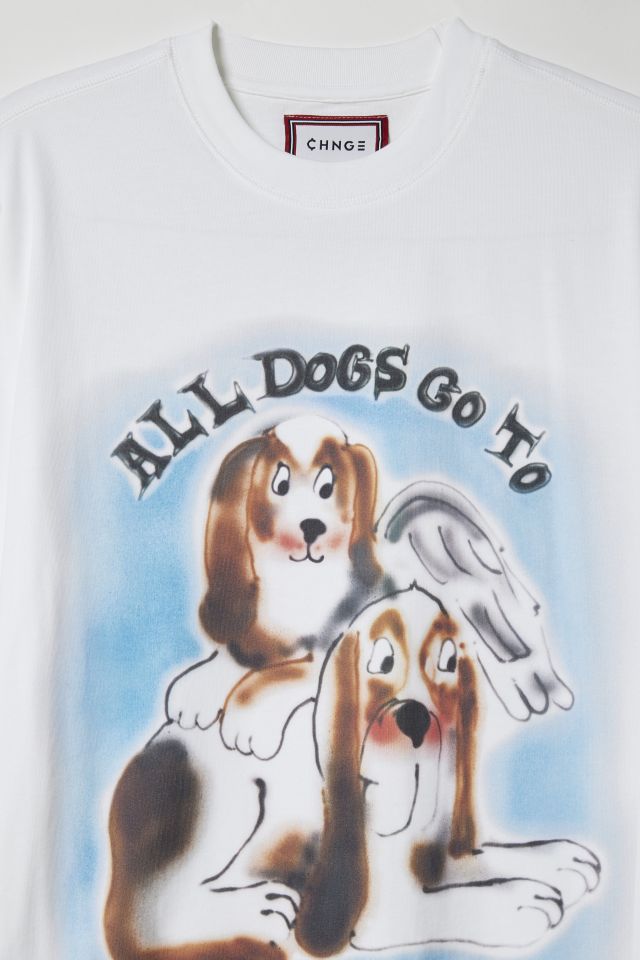 CHNGE UO Exclusive All Dogs Go To Heaven Airbrush Tee #1