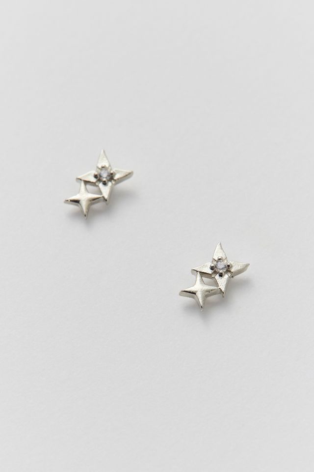 Delicate Shimmer Star Earring #1