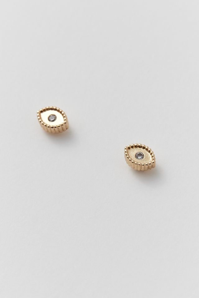 Delicate Rhinestone Eye Earring #2