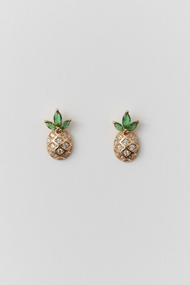 Pineapple deals earrings zara