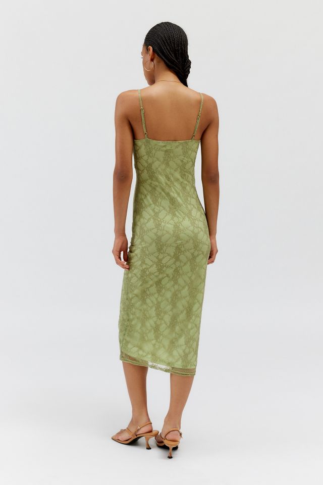 Daisy Street Stretch Lace Midi Dress #3
