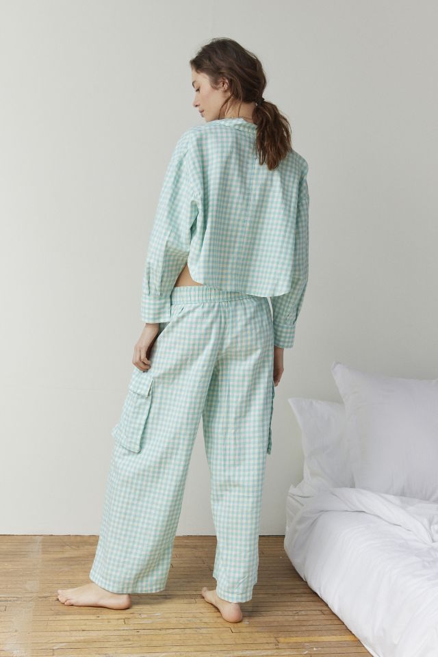 UO Check Print Pyjama Bottoms  Print pajamas, Pyjama bottoms, Urban  outfitters women