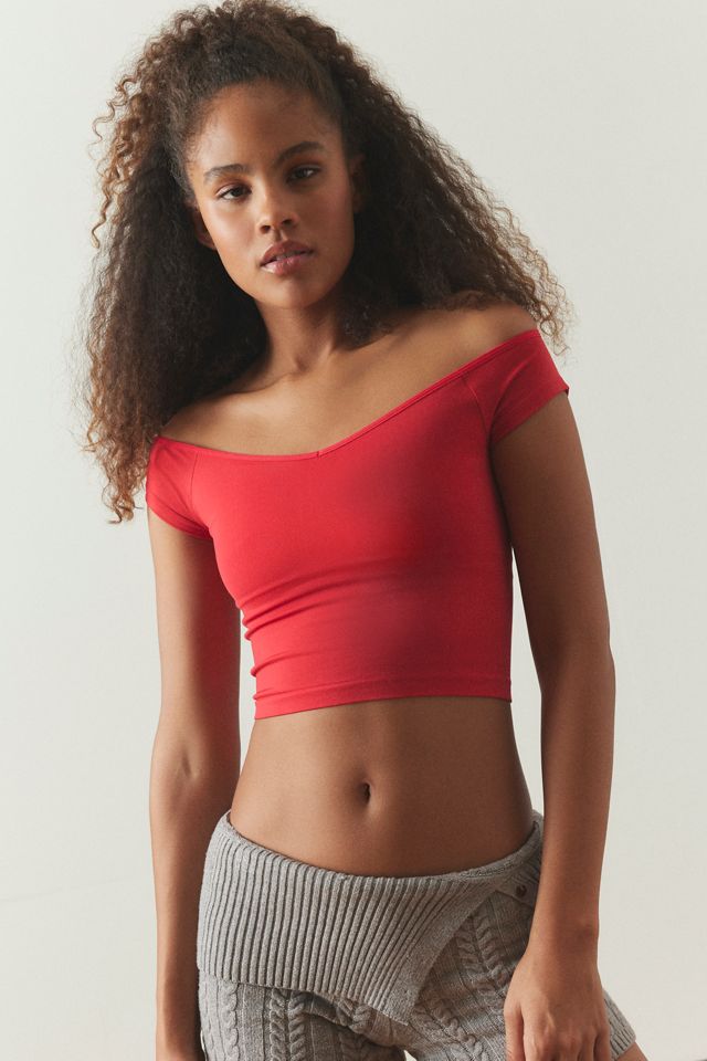Out From Under Ballet Off-The-Shoulder Top #2