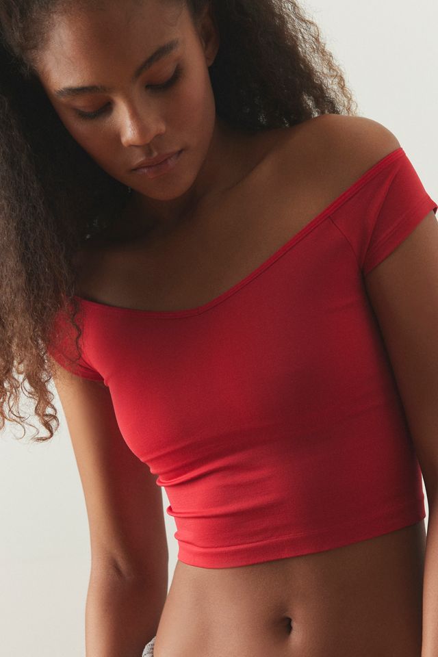 Out From Under Ballet Off-The-Shoulder Top #3