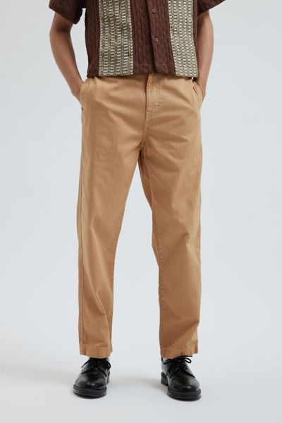 BDG STRAIGHT FIT UTILITY CHINO PANT IN TAN, MEN'S AT URBAN OUTFITTERS 