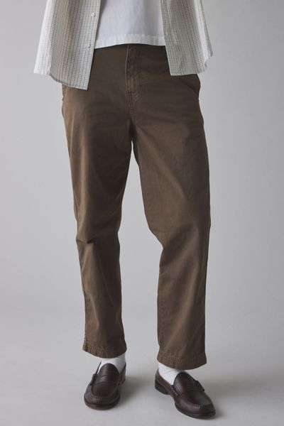 BDG STRAIGHT FIT UTILITY CHINO PANT IN COCOA, MEN'S AT URBAN OUTFITTERS 