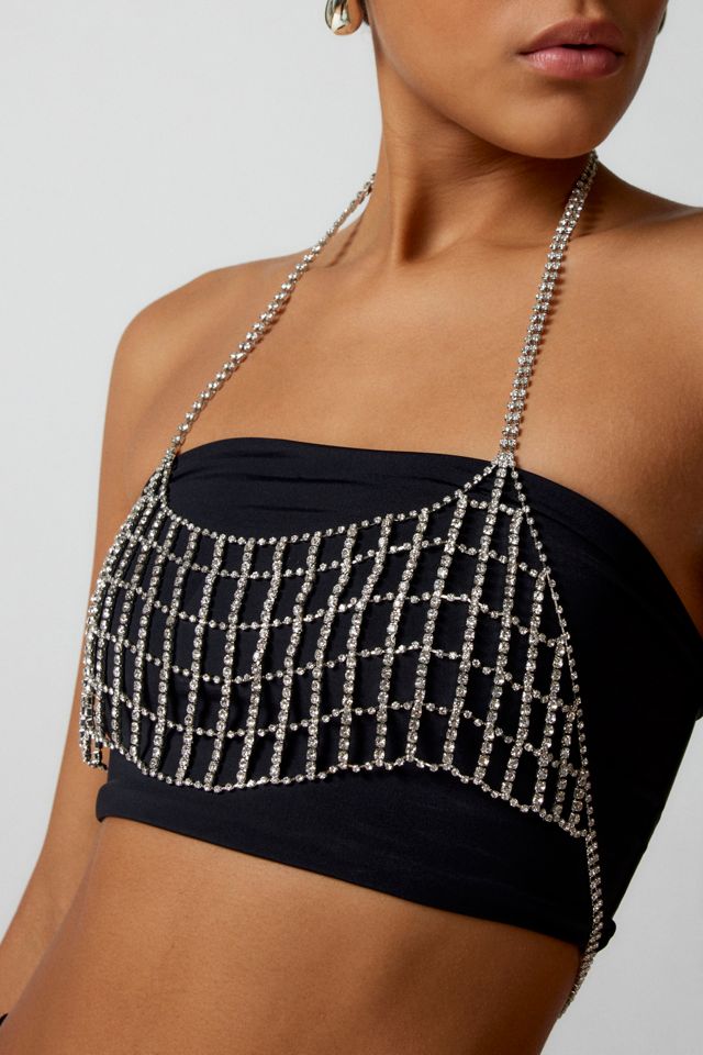 Gemma Rhinestone Bra Top | Urban Outfitters