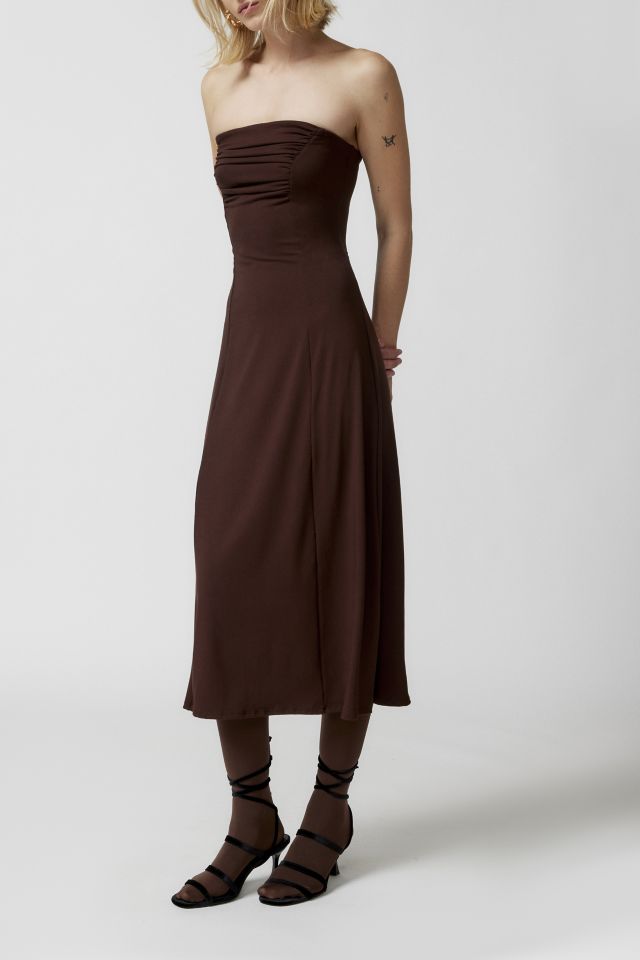 Urban Renewal Remnants Ruched Slinky Jersey Dress #3