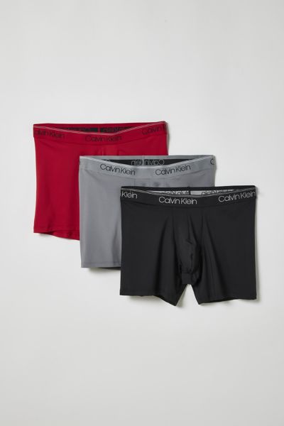 Calvin Klein Boxer Brief 3-pack In Black, Men's At Urban Outfitters
