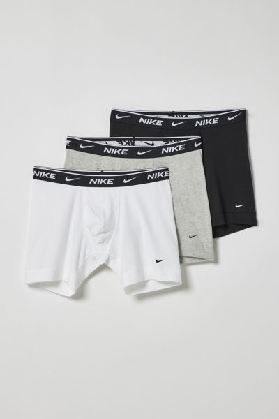 Nike Dri-fit Boxer Brief 3-pack In White, Men's At Urban Outfitters