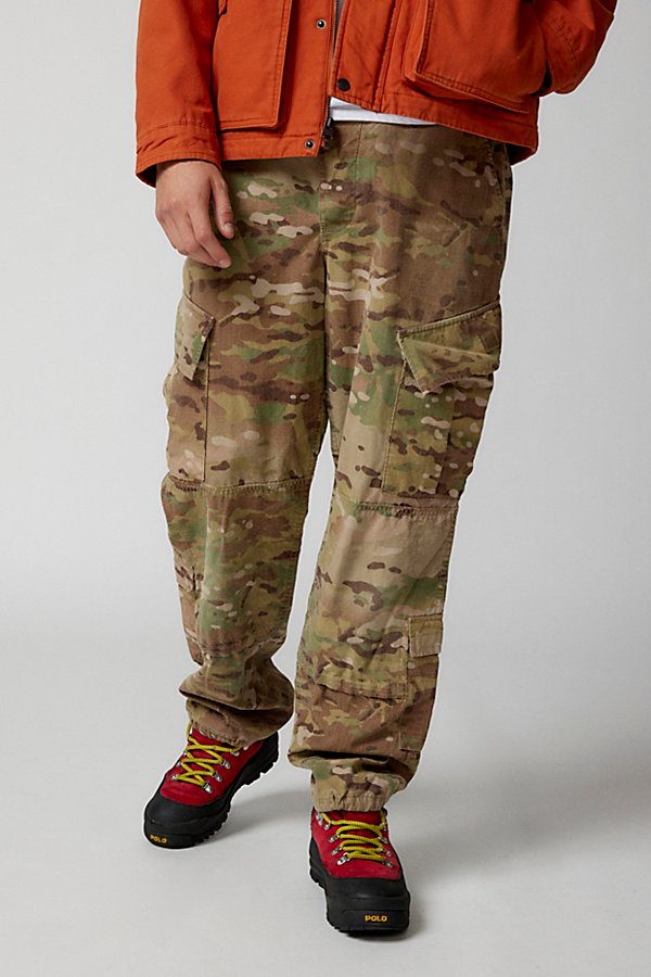 Urban Renewal Vintage Coyote Camo Utility Pant In Green, Men's At Urban Outfitters