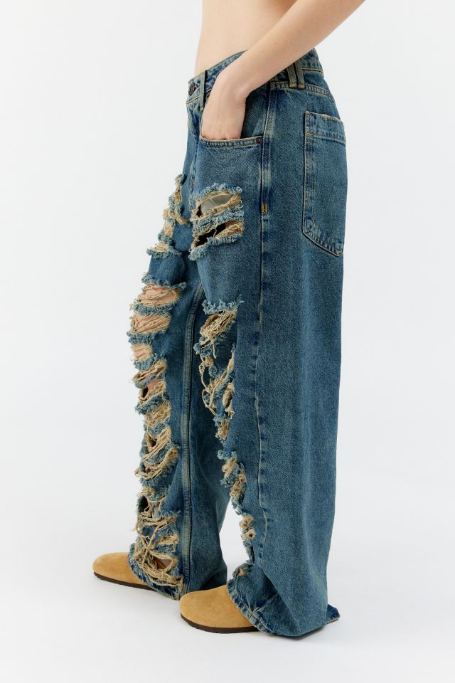 BDG Jaya Baggy Boyfriend Jean - Extra Distressed #2
