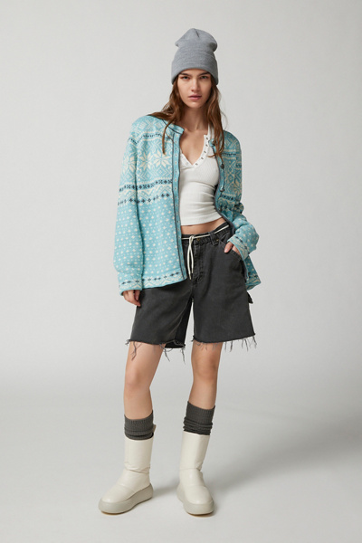 Urban Renewal Vintage Fairisle Silver Button Cardigan | Urban ...