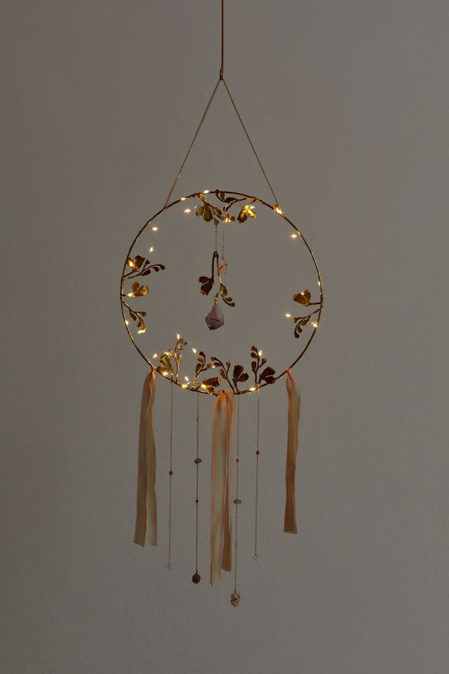 Ariana Ost Illuminated Floral Crystal Wall Hanging #2