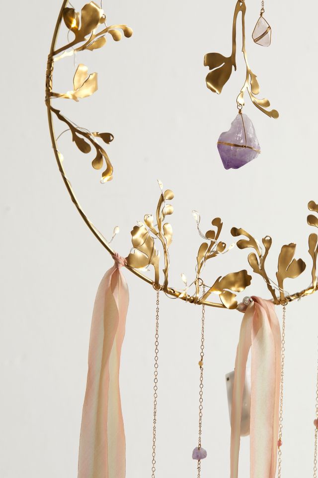 Ariana Ost Illuminated Floral Crystal Wall Hanging #3